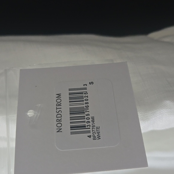 NWT BP Nordstrom White Linen Swing Tank Top Size Small - Picture 2 of 6